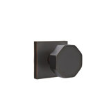 Passage Octagon Knob with Square Rose