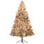 Arbre de Noël artificiel 7,5 pi avec 500 lumières claires et 1530 pointes, sapin de Noël floqué avec support en métal, arbre de Noël articulé 7,5 pi