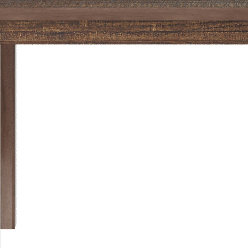 Table de salle à manger 35 "en bois massif espresso