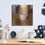  «Abstract Coffee 2» par Silvia Vassileva, art mural en métal, 12 po x 12 po-2034217707