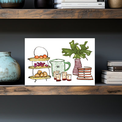Terracotta Morning Modern Organic Rustic Wall Art