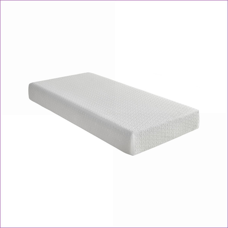 Mattresses, Twin Firm Gel-Infused Memory Foam Mattress, Snow White | Foam | Twin
