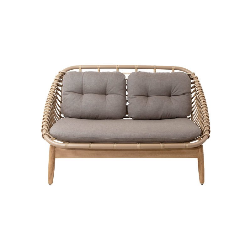 Strington 2-Seater Sofa W/Teak Frame