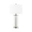 Kiwanna 66.7cm Tall Table Lamp for Bedroom Furniture, Bedside Buffet Lamp with Glass Base