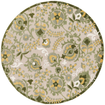 Davar Floral Indoor/Outdoor Area Rug