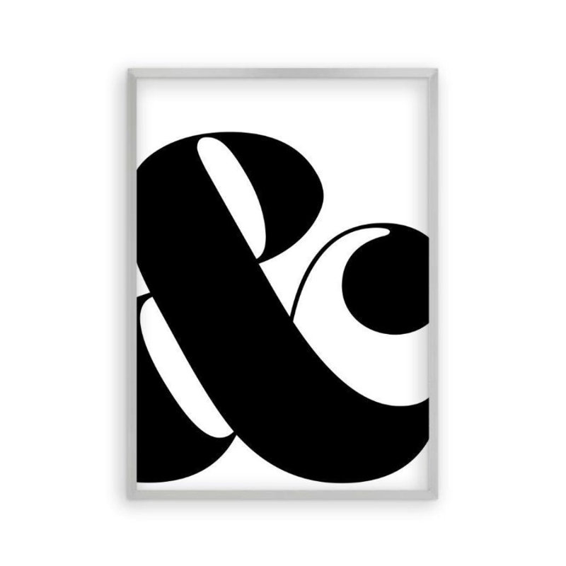 Print, Matt Silver Frame, 61 cm H x 43 cm W