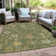 Machine Washable Indoor/Outdoor Xhevrie Fern Rug