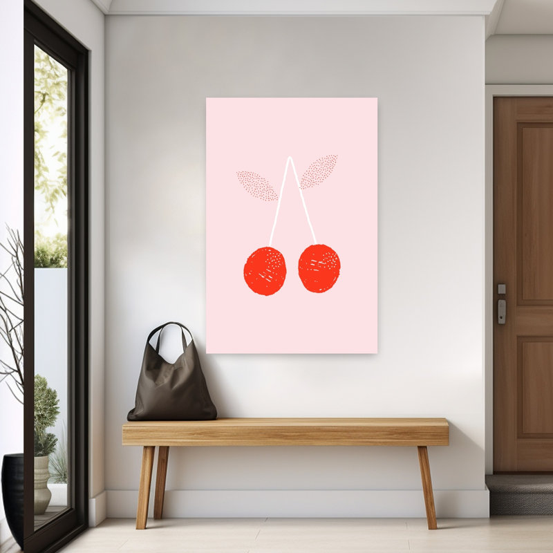Sweet Red Cherries by Aislinn Simmonds - Wrapped Canvas Print, 152.4 cm H x 101.6 cm W