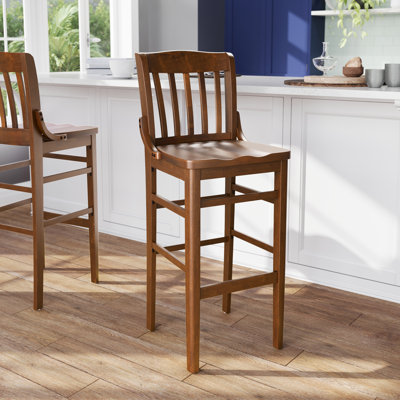 Prompton Counter Stool with Solid Wood Frame