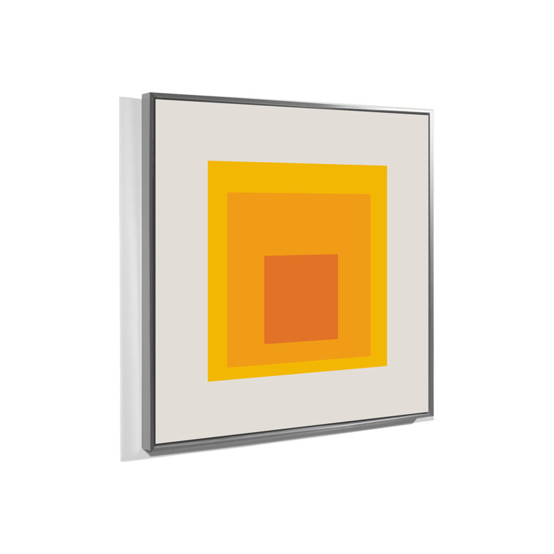 Square Series Print, Silver Floater Framed, 30" W x 30" H
