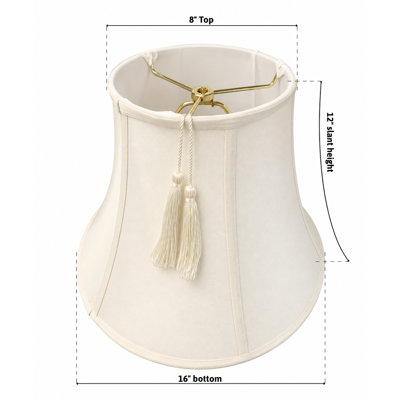 12 in. H x 16 in. W Linen Bell Lamp Shade
