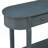 Elegant Retro Console Table With Curved Design & Smooth Glaze-1706548426