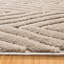 Tapis beige texturé à motif géométrique uni Conway-1930275379
