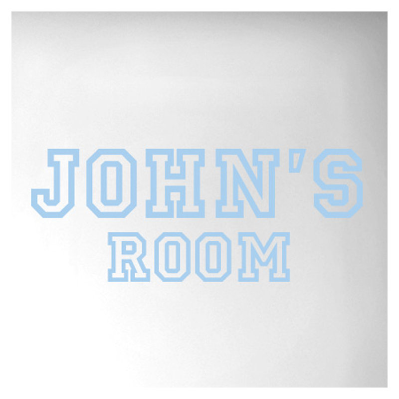 Wall Decal, Light Blue