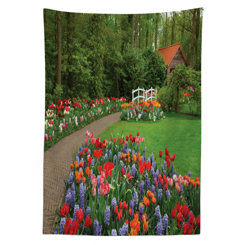 Nappe de jardin rectangulaire Ambesonne, 84 po x 60 po