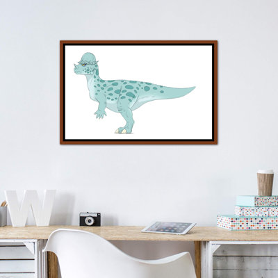 " Pachycephalosaurus Pencil Drawing With Digital Color " by Alice Turner
