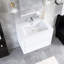 Meuble-lavabo mural 30 po avec comptoir en pierre composite