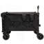 Wagon pliable avec hayon allongé, rallonge extra longue pour poids lourds de 480 lb, grandes roues tout-terrain, idéal pour la plage et l'extérieur-124641931
