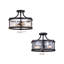 Plafonnier semi-encastré 3 lumières William-43666849