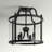 Keely Glass Semi Flush Mount