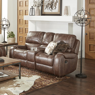 Wheresford 77.95'' Faux Leather Reclining Loveseat