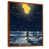 Toile avec cadre flottant brun