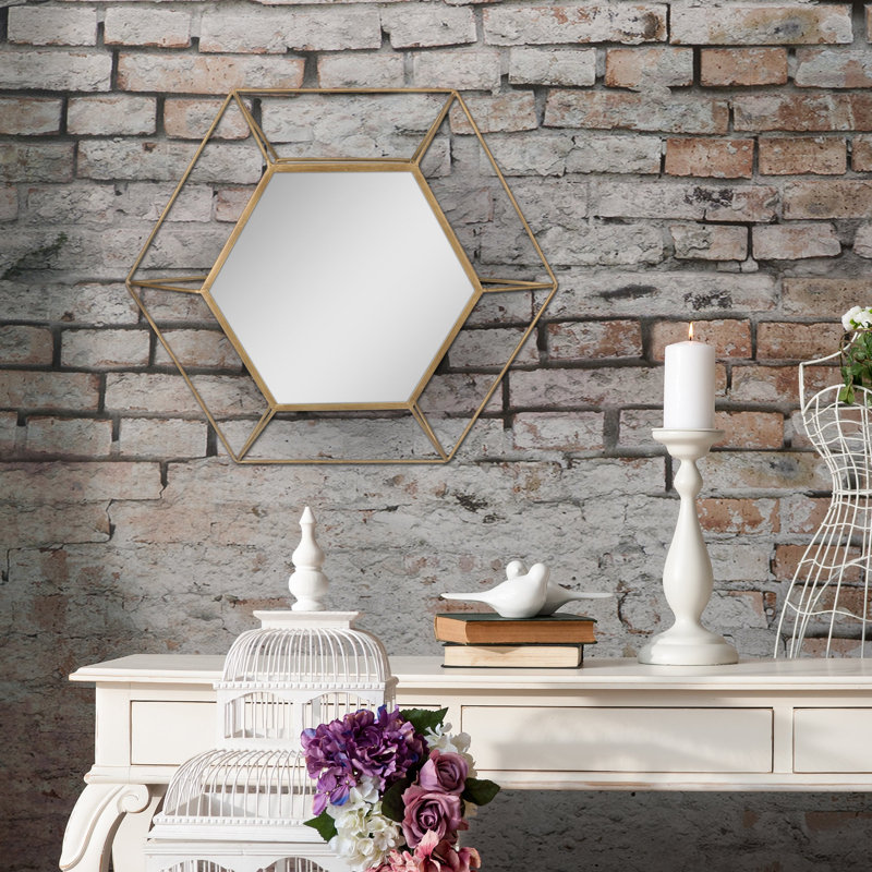 Glasser Metal Flat Wall Mirror