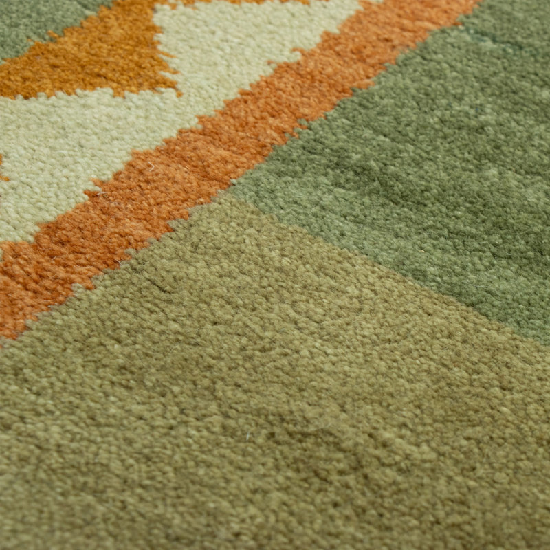 Caden Hand-knotted Wool Rug, Rectangle 8' x 10'