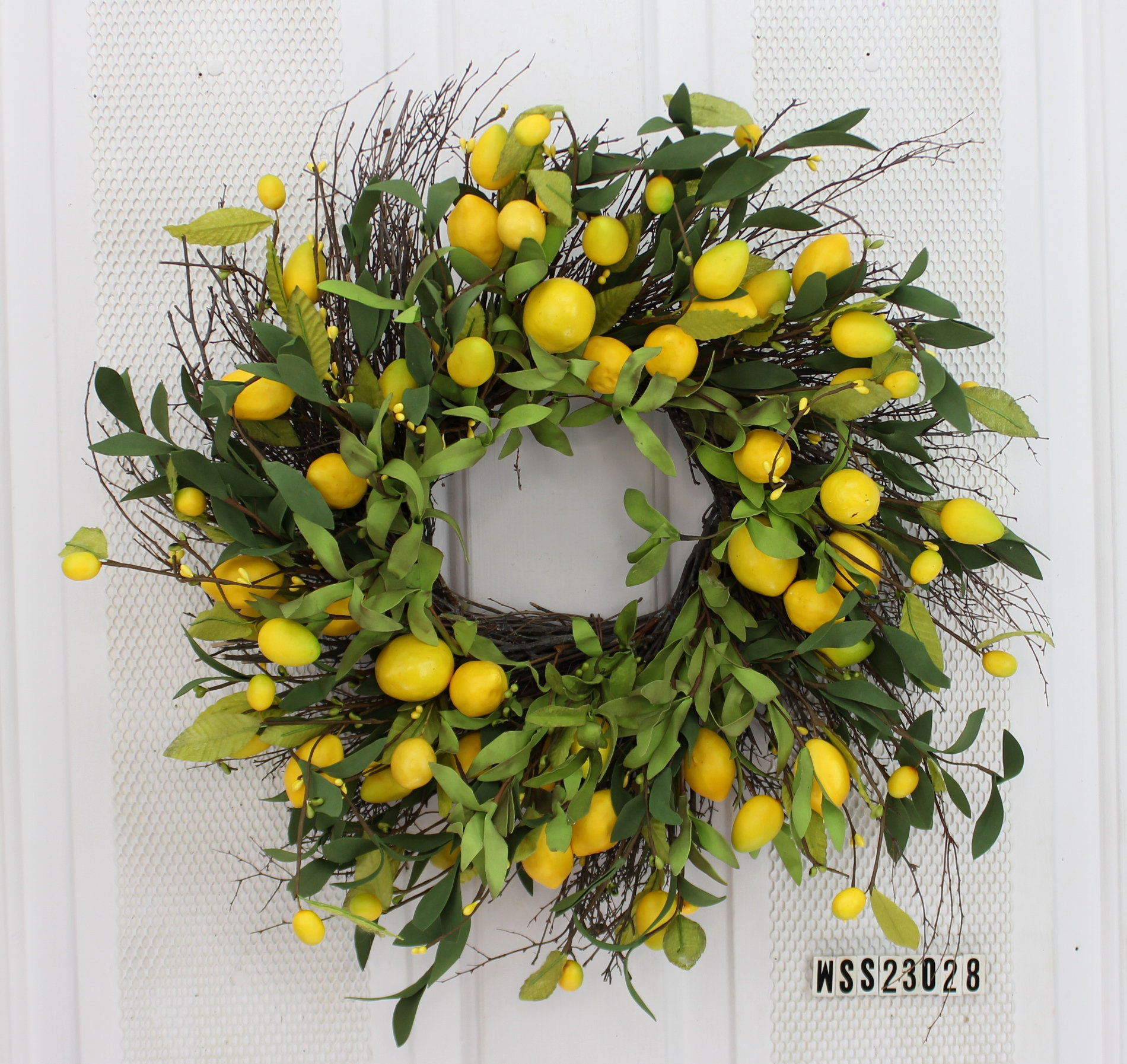 Primrue Lemon/Floral Foam Wreath