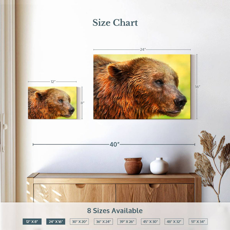 Brampt Cute Bear II, 16" H x 24" W