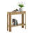 Fluted 36-Inch Solid Wood Console Table with Storage Shelf, Light Oak-833993441