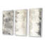 Ensemble d'art mural abstrait toile abstraite, cercle gris, décor moderne - cercles gris I-72043434-72043755