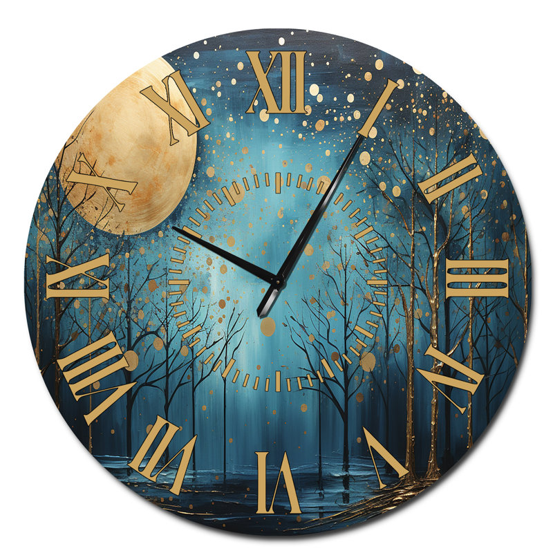 Horloge murale Azure, Surdimensionné