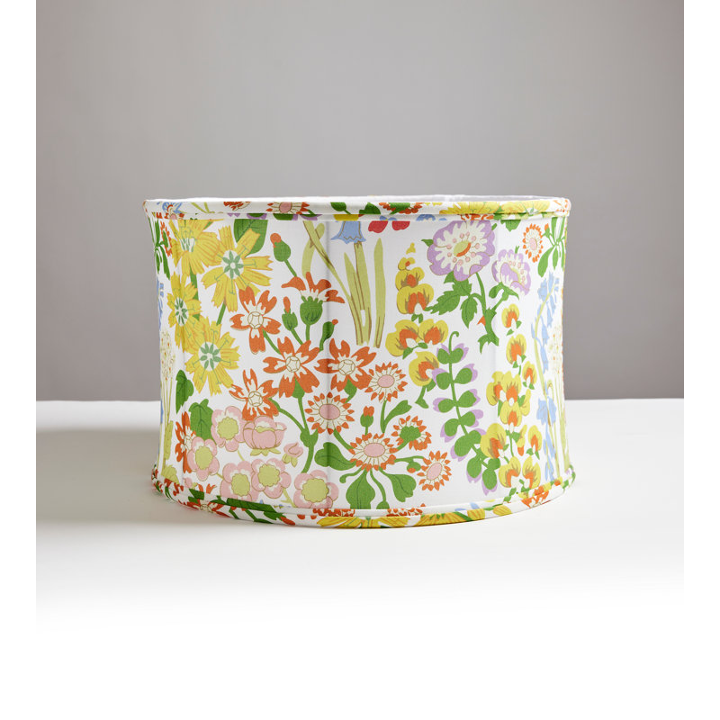 Nymph Floral Drum Lamp Shade