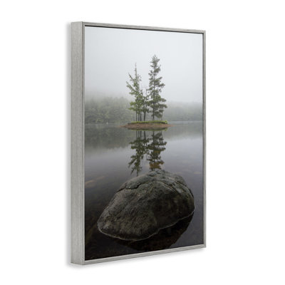 «Duo Trees Lake», giclée encadrée par James Rodewald