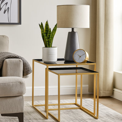 Aerilyn Metal 2 Piece Nest of Tables