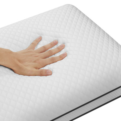 Cool Feeling Air Layer Medium Memory Gel Foam Pillow (Pack of 2)