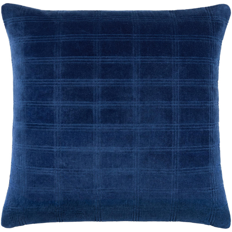 Digby Accent Pillow, Square 22'', Blue, Duck Down