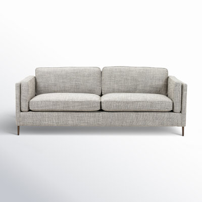 Emery Genuine Leather 84" Square Arm Sofa