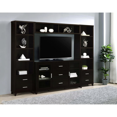Tour d'organisation contemporaine Cappuccino - Simplifiez votre tiroir de rangement multimédia