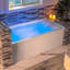 Baignoire tourbillon rectangulaire en acrylique 60 po x 32 po avec drain et trop-plein Alcove-105242472-105242473