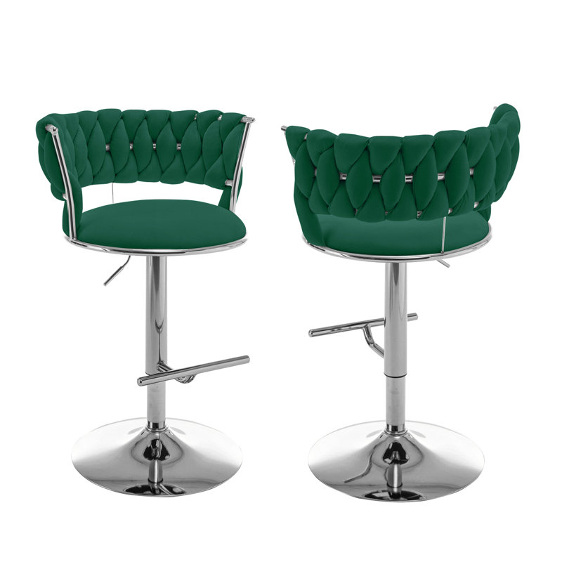 Tabouret Mamduh, Vert émeraude