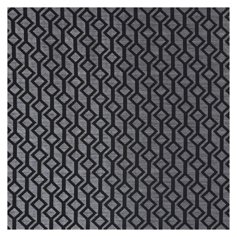 Allure Geometric Fabric, Graphite