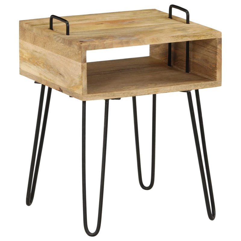 Tierney Glass Top End Table