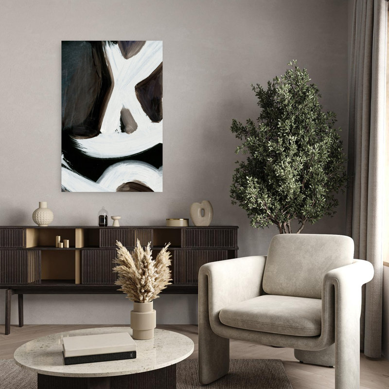 Art contemporain contemporain abstrait, H 36 po x l 24 po