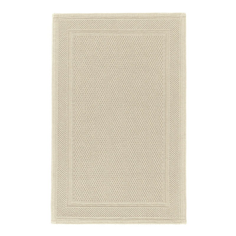 Bee Waffle Bath Rug, Natural, 20" W x 31" L