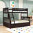 Twin Over Full Bunk Bed With Two Drawers-594725490