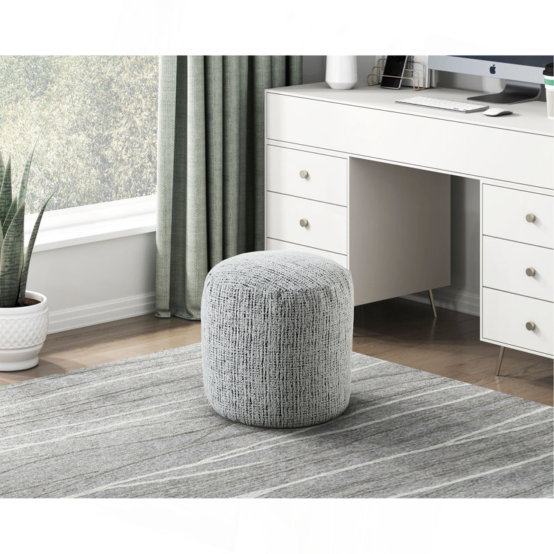 Pouf rembourré avec repose-pieds moderne, repose-pieds, repose-pieds antidérapant, fauteuil à billes, pouf assis 1 pièce （SEULEMENT OTTOMAN)