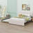 Upholstered Platform Bed With Trundle-1192086133