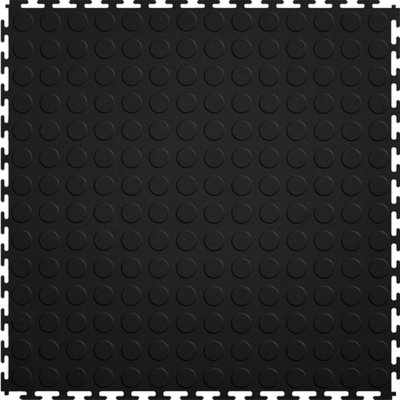 Tuile de plancher de garage 21 po x 21 po protection en pièces noir
